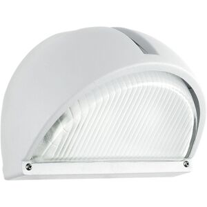 Loops IP44 Outdoor Wall Light White Aluminium - Unisex - Outdoor Wall Light Loops IP44 Outdoor Wall Light White Aluminium - Unisex - Outdoor Wall Light