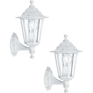 Loops G02463X2 White Aluminium Outdoor Wall Light - Wall Light Loops G02463X2 White Aluminium Outdoor Wall Light - Wall Light