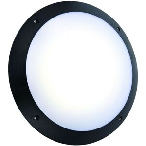 Loops IP65 Outdoor Bulkhead Lamp & Microwave Sensor Matt Black Plain 12W Daylight LED Loops IP65 Outdoor Bulkhead Lamp & Microwave Sensor Matt Black Plain 12W Daylight LED
