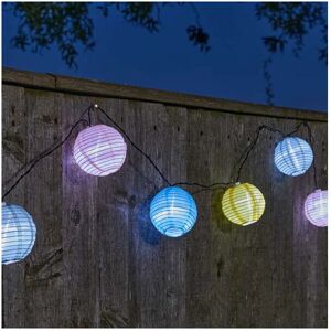 Smart Solar Smart Garden Outdoor Solar Powered 10 Chinese Lantern String Light LED Smart Solar Smart Garden Outdoor Solar Powered 10 Chinese Lantern String Light LED