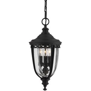 Loops IP23 3 Bulb Chain Lantern Light Black LED E14 60W Bulb Outside External d00726 Loops IP23 3 Bulb Chain Lantern Light Black LED E14 60W Bulb Outside External d00726