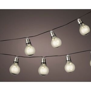 Lumineo Warm White LED Party String Lights Solar Powered Garden Globe Lights Lumineo Warm White LED Party String Lights Solar Powered Garden Globe Lights