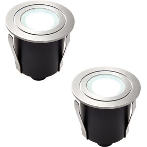 Loops 2 PACK Recessed IP67 Guide Light - 1.2W Daylight White LED - Stainless Steel Loops 2 PACK Recessed IP67 Guide Light - 1.2W Daylight White LED - Stainless Steel