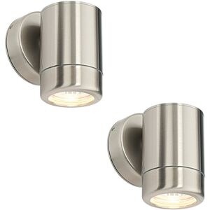 Brand GU10 LED 7W Stainless Steel Outdoor Wall Downlight - IP65 Dimmable Brand GU10 LED 7W Stainless Steel Outdoor Wall Downlight - IP65 Dimmable