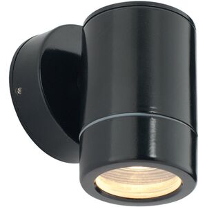 Loops Outdoor IP65 Wall Downlight - Dimmable 7W LED GU10 - Satin Black Loops Outdoor IP65 Wall Downlight - Dimmable 7W LED GU10 - Satin Black