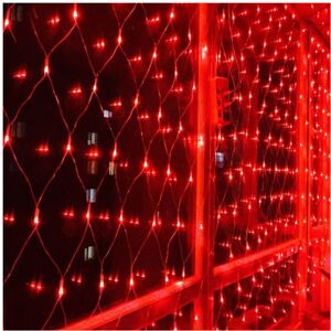 Unbranded (Red, UK-3x2m-200LEDs) Net Mesh Christmas Fairy String Lights Xmas Party Outdoor Unbranded (Red, UK-3x2m-200LEDs) Net Mesh Christmas Fairy String Lights Xmas Party Outdoor