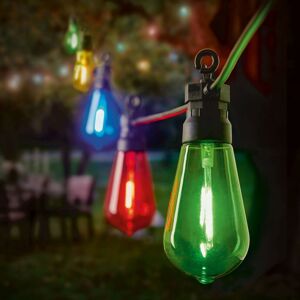 Premier 10 Connectable Festoon String Lights Multi Coloured LED Lights 4.5M Premier 10 Connectable Festoon String Lights Multi Coloured LED Lights 4.5M