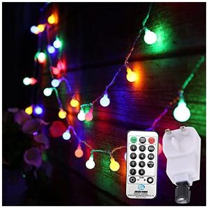 Tom-shine Globe String Lights Mains Powered 18M/59ft 150 LED Outdoor Fairy Lights Plug in Tom-shine Globe String Lights Mains Powered 18M/59ft 150 LED Outdoor Fairy Lights Plug in