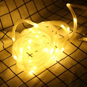 GreenZech (Warm White) 39FT 100 LED Solar String Rope Fairy Light Waterproof Xmas Wedding GreenZech (Warm White) 39FT 100 LED Solar String Rope Fairy Light Waterproof Xmas Wedding