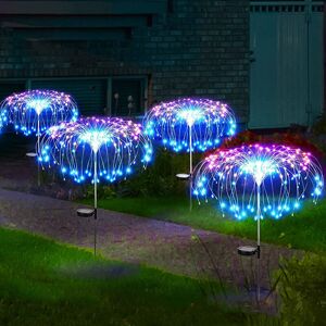 Unbranded 4PCS solar firework lamp 150LED multicolor with remote Unbranded 4PCS solar firework lamp 150LED multicolor with remote