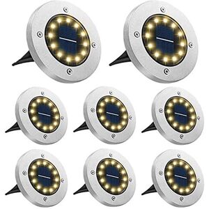 Bowfar Solar Lights Outdoor Garden, 12 LEDs Solar Ground Lights IP65 Waterproof Bowfar Solar Lights Outdoor Garden, 12 LEDs Solar Ground Lights IP65 Waterproof