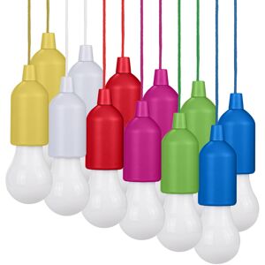 Valiant Hanging Pull String Lights Portable Battery Powered 12 Pack Valiant Hanging Pull String Lights Portable Battery Powered 12 Pack