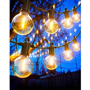 Zuske 15M Festoon Lights Outdoor Mains Powered, Garden String Lights with 25+2 G Zuske 15M Festoon Lights Outdoor Mains Powered, Garden String Lights with 25+2 G
