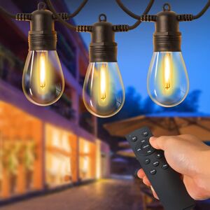 Unbranded (107ft with Remote) 107ft Dimmable Festoon Lights Outdoor with Remote, 32x1w Led Unbranded (107ft with Remote) 107ft Dimmable Festoon Lights Outdoor with Remote, 32x1w Led