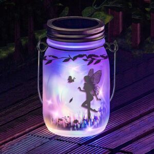 Chipark Solar Fairy Lantern Outdoor, Garden Ornaments Waterproof Hanging Frosted Glass S Chipark Solar Fairy Lantern Outdoor, Garden Ornaments Waterproof Hanging Frosted Glass S
