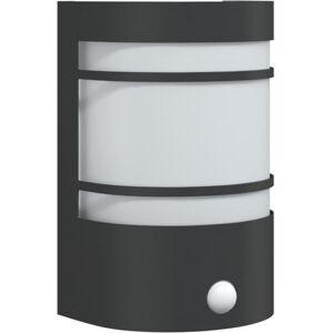 vidaXL Black Stainless Steel Outdoor Wall Light with Sensor - Wall Light vidaXL Black Stainless Steel Outdoor Wall Light with Sensor - Wall Light