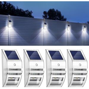 Unbranded Solar Fence Lights, 4 Pack Outdoor Solar Lights, Upgraded Solar Security Lights Unbranded Solar Fence Lights, 4 Pack Outdoor Solar Lights, Upgraded Solar Security Lights