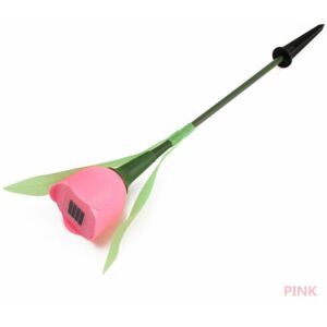 Unbranded (Pink) Color 7 Outdoor Solar Powered Tulip Flower Led Light Yard Garden Way Lamp Unbranded (Pink) Color 7 Outdoor Solar Powered Tulip Flower Led Light Yard Garden Way Lamp