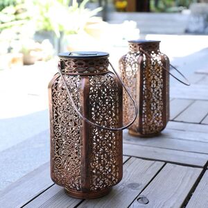 GreenZech (Hexagon) LED Solar Lantern Hanging Light Outdoor Garden Courtyard Retro Hollow GreenZech (Hexagon) LED Solar Lantern Hanging Light Outdoor Garden Courtyard Retro Hollow