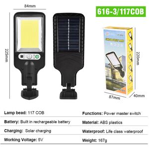 GreenZech (117COB(Without remote controller)) LED Solar Wall Light 3 Modes Motion Sensor L GreenZech (117COB(Without remote controller)) LED Solar Wall Light 3 Modes Motion Sensor L