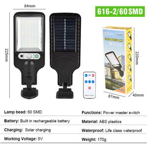 GreenZech (60LED(With remote controller)) LED Solar Wall Light 3 Modes Motion Sensor Light GreenZech (60LED(With remote controller)) LED Solar Wall Light 3 Modes Motion Sensor Light