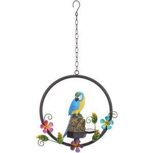 GreenZech (Red, Parrot) Parrot Owl Pattern Hanging LED Solar Light Outdoor Garden Lawn Lam GreenZech (Red, Parrot) Parrot Owl Pattern Hanging LED Solar Light Outdoor Garden Lawn Lam