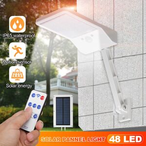 GreenZech Motion Sensor PIR Bright 48 LED Solar Wall Power Light Garden Outdoor Street Lam GreenZech Motion Sensor PIR Bright 48 LED Solar Wall Power Light Garden Outdoor Street Lam