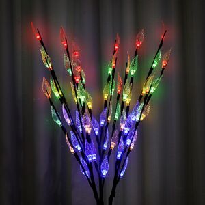GreenZech (Colorful) 3PCS Solar Powered Tree Branch Leaf Pattern LED Garden Holiday Light GreenZech (Colorful) 3PCS Solar Powered Tree Branch Leaf Pattern LED Garden Holiday Light