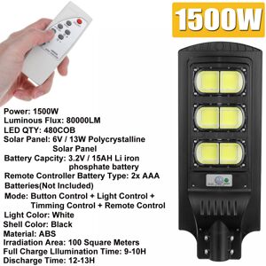 GreenZech Model 160/320/480/640 Cob LED Solar Street Light - Outdoor Security GreenZech Model 160/320/480/640 Cob LED Solar Street Light - Outdoor Security