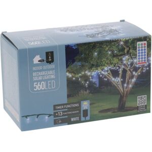 Carousel Home 560 Cool White LED Outdoor Solar Fairy Lights with 13 Modes, Timer & Remote Cont Carousel Home 560 Cool White LED Outdoor Solar Fairy Lights with 13 Modes, Timer & Remote Cont