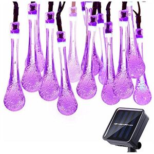 KINGCOO Outdoor Solar String Light, 20ft 30LEDs Waterproof Fairy Waterdrop Light KINGCOO Outdoor Solar String Light, 20ft 30LEDs Waterproof Fairy Waterdrop Light