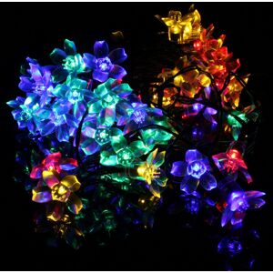 GreenZech (Multicolor) 8M 60 LED Solar Power String Fairy Light Outdoor Party Wedding Chri GreenZech (Multicolor) 8M 60 LED Solar Power String Fairy Light Outdoor Party Wedding Chri