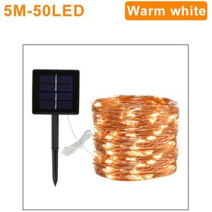GreenZech (Warm White) 8 Modes 5m 50 LED Solar Power Fairy Lights String Lamps Party Weddi GreenZech (Warm White) 8 Modes 5m 50 LED Solar Power Fairy Lights String Lamps Party Weddi