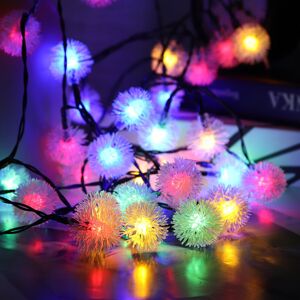 GreenZech (Multicolor, 50LED) 20/30/50/100LED Solar String Light Ball Waterproof Fairy Lam GreenZech (Multicolor, 50LED) 20/30/50/100LED Solar String Light Ball Waterproof Fairy Lam