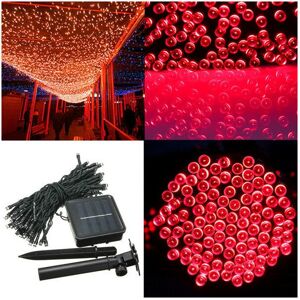 GreenZech (Red) 200 LED Solar Powered Fairy String Light Garden Party Decor Christmas GreenZech (Red) 200 LED Solar Powered Fairy String Light Garden Party Decor Christmas