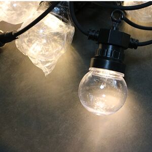GreenZech (Transparent, 10M) 5M 10M Festive Lights Indoor Outdoor Festoon Bulb LED String GreenZech (Transparent, 10M) 5M 10M Festive Lights Indoor Outdoor Festoon Bulb LED String