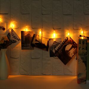 GreenZech (Warm White) Battery Powered 2.2M 20LED Photo Peg Clip Shape Fairy String Light GreenZech (Warm White) Battery Powered 2.2M 20LED Photo Peg Clip Shape Fairy String Light