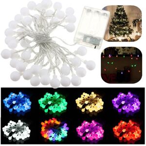 GreenZech (Purple) 4M 40 LED Battery Powered Colorful Ball Fairy String Light Wedding Part GreenZech (Purple) 4M 40 LED Battery Powered Colorful Ball Fairy String Light Wedding Part
