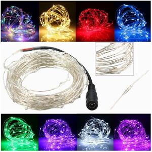 GreenZech (Pink) 10M 100 LED Silver Wire Christmas Outdoor String Fairy Light Waterproof D GreenZech (Pink) 10M 100 LED Silver Wire Christmas Outdoor String Fairy Light Waterproof D
