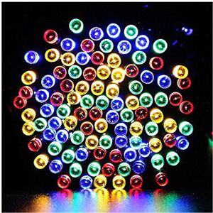 GreenZech (Colourful Light) 100LED 12M Solar Power Fairy String Lights Christmas Party Dec GreenZech (Colourful Light) 100LED 12M Solar Power Fairy String Lights Christmas Party Dec