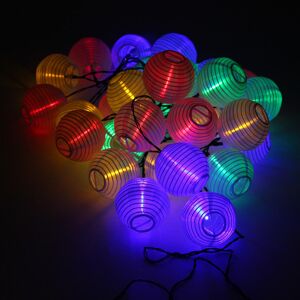 GreenZech (Multicolor) Solar Powered 30LED Fairy String Light White Shell Lantern Xmas Wed GreenZech (Multicolor) Solar Powered 30LED Fairy String Light White Shell Lantern Xmas Wed