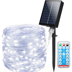 GreenZech (White, 32M) Solar String Lights 200-300 LEDs Solar Powered Fairy Lights IP65 Wa GreenZech (White, 32M) Solar String Lights 200-300 LEDs Solar Powered Fairy Lights IP65 Wa