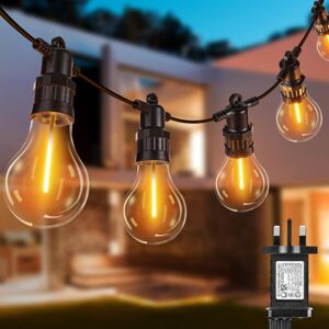 Joomer Festoon Lights Outdoor Mains Powered, 28.5M Outdoor String Lights with 30 Joomer Festoon Lights Outdoor Mains Powered, 28.5M Outdoor String Lights with 30