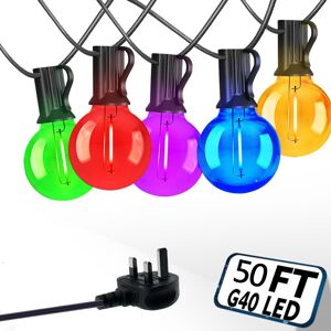 ZOMELIT Garden String Festoon Lights Outdoor - 50ft Outside Lights Mains Powered ZOMELIT Garden String Festoon Lights Outdoor - 50ft Outside Lights Mains Powered