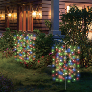 ExtraStar (RGB) 120 LED Solar Willow Tree Garden Spike Light, 2 Lighting Modes ExtraStar (RGB) 120 LED Solar Willow Tree Garden Spike Light, 2 Lighting Modes