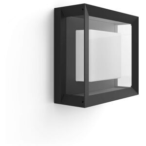 Philips Hue Econic White and Colour Ambiance LED Smart Garden Wall Light [Square Philips Hue Econic White and Colour Ambiance LED Smart Garden Wall Light [Square