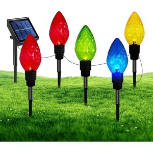 Unbranded Solar Pathway Lights 5X Solar Powered Garden Pathway Lights,Christmas Decorati Unbranded Solar Pathway Lights 5X Solar Powered Garden Pathway Lights,Christmas Decorati