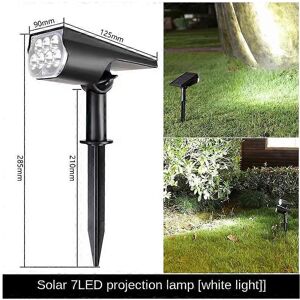 Unbranded (7LED spotlight, Warm Light) 1 Piece/2 Pieces Solar LED Light Adjustable Solar S Unbranded (7LED spotlight, Warm Light) 1 Piece/2 Pieces Solar LED Light Adjustable Solar S