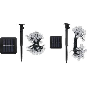 GreenZech (50LED) 9.5M 12M Solar Powered Crystal Ball Waterproof Warm White LED String Lig GreenZech (50LED) 9.5M 12M Solar Powered Crystal Ball Waterproof Warm White LED String Lig