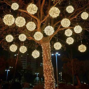 Unbranded (A) Solar Powered Hanging Tree Lights Ball Lights Outdoor Watertight Decoration Unbranded (A) Solar Powered Hanging Tree Lights Ball Lights Outdoor Watertight Decoration